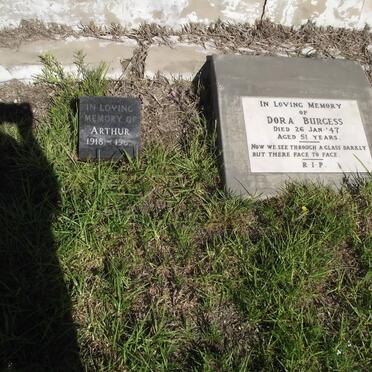 BURGESS Dora -1947 :: BURGESS Arthur 1918-1969