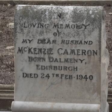 CAMERON Mc Kenzie -1940
