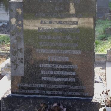 CLARK Victor -1951 &amp; Esther VAN ANTWERPEN 1914-2011