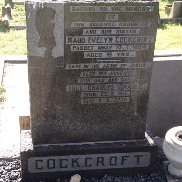 COCKCROFT Maud Evelyn -1964 :: HILL Charles 1917-2000