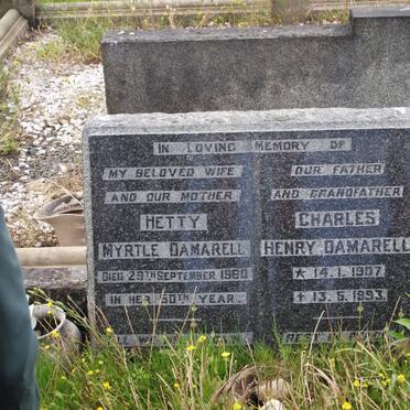 DAMERELL Hetty Myrtle -1960 :: DAMERELL Charles Henry 1907-1993