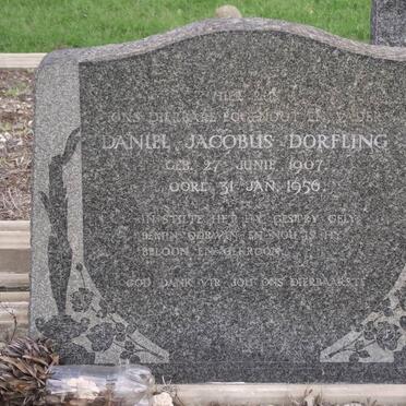 DORFLING Daniel Jacobus 1907-1956