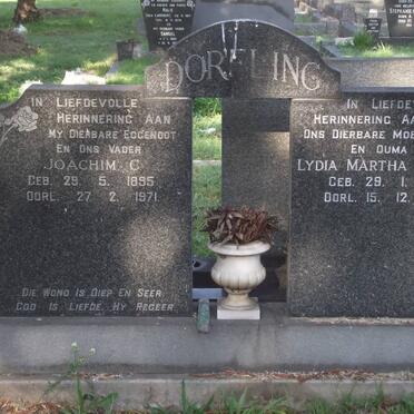 DORFLING Joachim C. 1895-1971 &amp; Lydia Martha 1907-1983