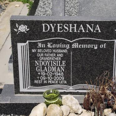 DYESHANA Ndoyisile Gladman 1948-2009