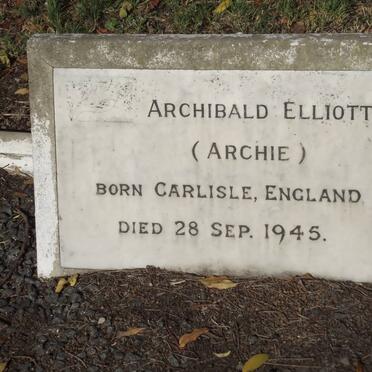 ELLIOTT Archibald -1945