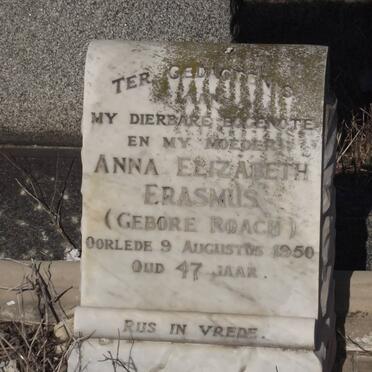 ERASMUS Anna Elizabeth nee ROACH -1950