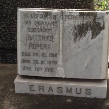 ERASMUS Matthys Rupert 1912-1970