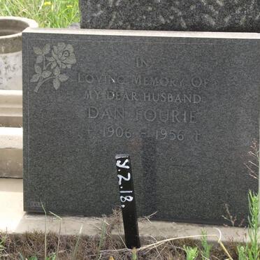 FOURIE Dan 1906-1956