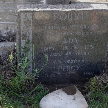 FOURIE Ada -1931 :: FOURIE Percy -1967