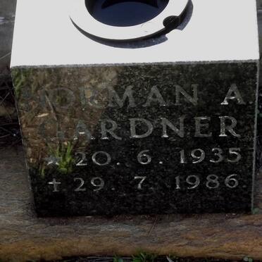 GARDNER Norman A. 1935-1986