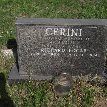 GERINI Richard Edgar 1904-1984