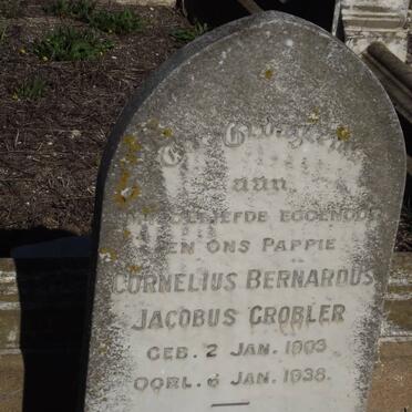 GROBLER Cornelius Bernardus Jacobus 1903-1938