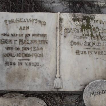 HALGREEN Gert 1860-1931 &amp; Caroline 1872-1933