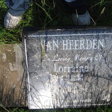 HEERDEN Lorraine, van 1938-1998