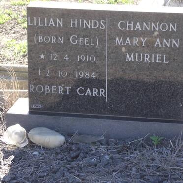 HINDS :: CARR :: CHANNON