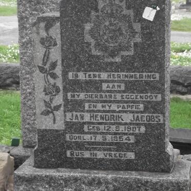 JACOBS Jan Hendrik 1907-1954