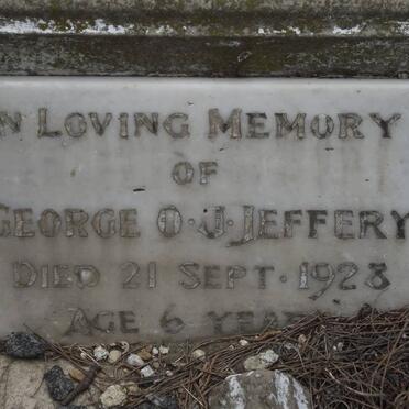 JEFFERY George O.J. -1928