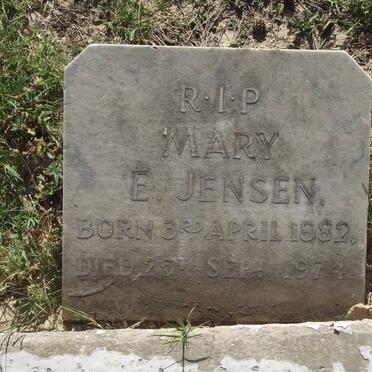 JENSEN Mary E. 1882-1974
