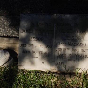 JESSOP James Richard -1953 &amp; Alice May MACKAY -1953