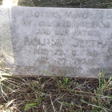 JEFTHA Benjamin -1904