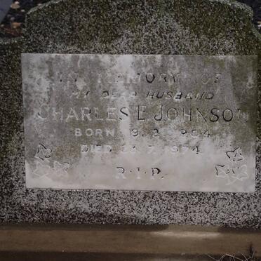 JOHNSON Charles E. 1904-1974