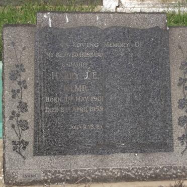 KEMP Harry J.E. 1901-1958