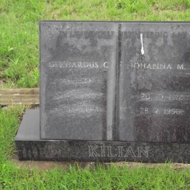 KILIAN Gerhardus 1907-1950 &amp; Johanna M. 1912-1950