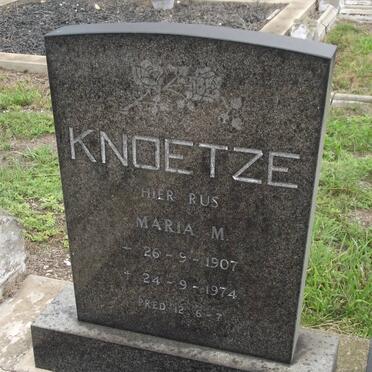 KNOETZE Maria M. 1907-1974