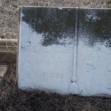 KNOETZE J.M. nee PIETERSE 1897-1948