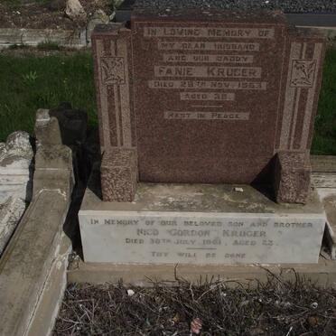 KRUGER Fanie -1963 :: KRUGER Nico Gordon -1961