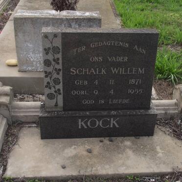 KOCK Schalk Willem 1871-1955
