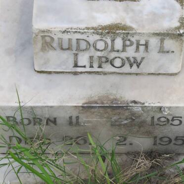 LIPOW Rudolph L. 1953-1955