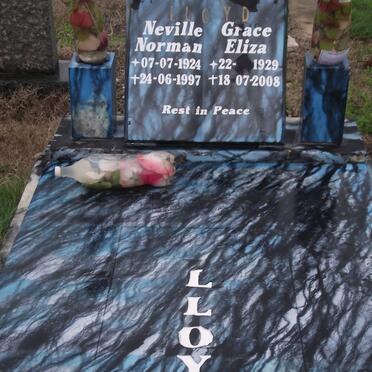 LLOYD Neville Norman 1924-1997 &amp; Grace Eliza 1929-2008