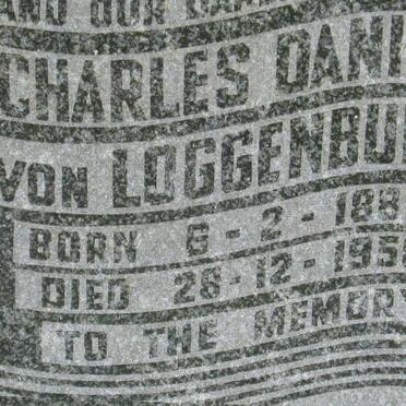 LOGGENBURG Charles Daniel, von 1885-1958