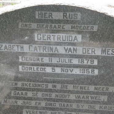 VAN DER MESCHT :: WEPENER :: VAN EYK :: VAN EYK