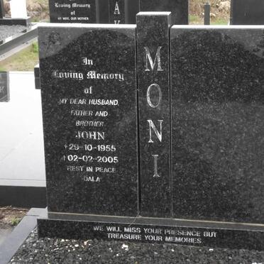 MONI John 1955-2005