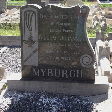 MYBURGH Willem Johannes 1922-1968