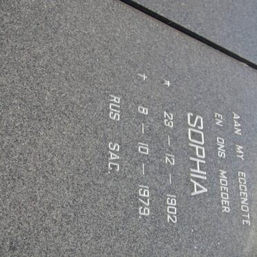 NAUDE David Francois 1907-1980 &amp; Sophia 1902-1979