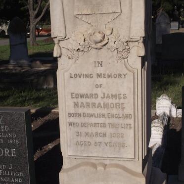 NARRAMORE Edward James -1922
