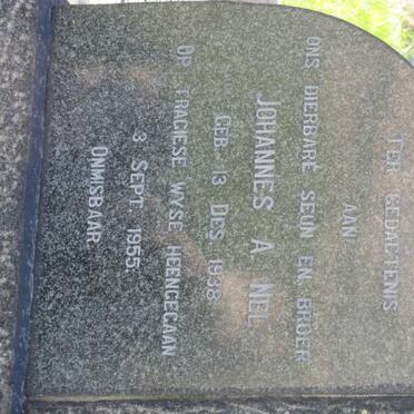 NEL Johannes A. 1938-1955