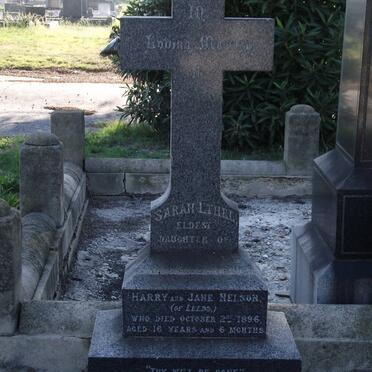 NELSON Sarah Ethel -1896