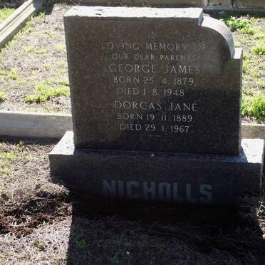 NICHOLLS George James 1879-1948 &amp; Dorcas Jane 1889-1967