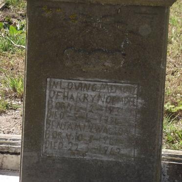 NOEMDEE Harry 1931-1936 :: WALTON Benjamin 1941-1942