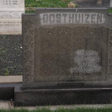 OOSTHUIZEN Lettie nee BOTHA -1973