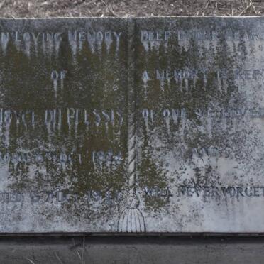 PLESSIS Joyce, du 1923-1941