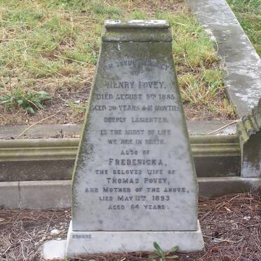 POVEY Henry -1885 :: POVEY Fredericka -1893