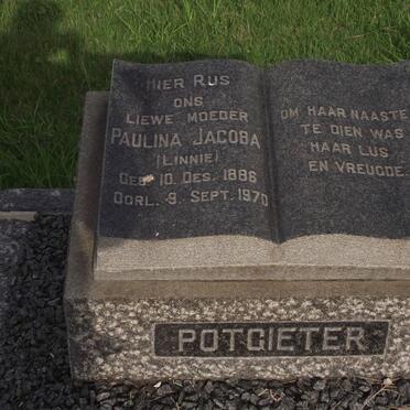 POTGIETER Paulina Jacoba 1886-1970
