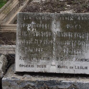 PRESTON Lucy -1950 &amp; Hubert -1968