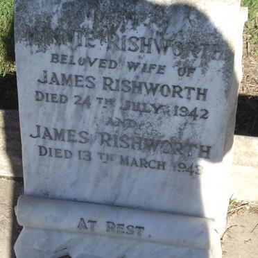 RISHWORTH Minnie -1942 &amp; James -1943
