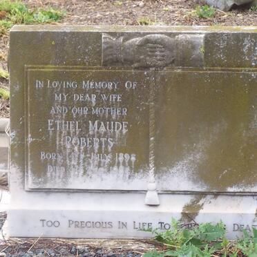 ROBERTS Ethel Maude 1895-1954